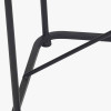 Roxy Glass and Black Metal Console Table