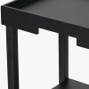 Marnie Black Wood Veneer Side Table