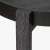 Marmara Dark Grey Oak Veneer Side Table