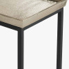 Franklin Gold Cast and Black Metal Console Table