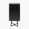 Ukiah Black Ash Veneer & Metal Tallboy
