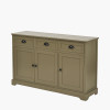 Croft Olive Pine Wood 3 Door 3 Drawer Unit