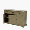 Croft Olive Pine Wood 3 Door 3 Drawer Unit