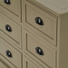 Croft Olive Pine Wood 6 Drawer Unit