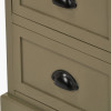 Croft Olive Pine Wood 3 Drawer Unit