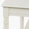 Heritage Elizabeth White Pine Wood Large Console Table