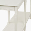 Heritage Elizabeth White Pine Wood Large Console Table