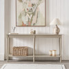 Heritage Putty Pine Wood Large Console Table