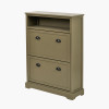 Croft Olive Pine Wood Shoe Storage Unit