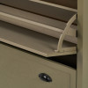 Croft Olive Pine Wood Shoe Storage Unit