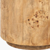 Newborough Burr Wood Effect Side Table