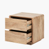 Eversley Oak Effect Veneer 2 Drawer Unit