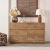 Eversley Oak Effect Veneer 6 Drawer Unit