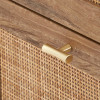 Henrik Natural Rattan 3 Drawer Tall Unit