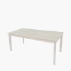 Gio White Sand Acacia Wood Dining Table