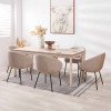Gio White Sand Acacia Wood Dining Table