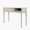 Gio White Sand Acacia Wood 1 Drawer Console Table