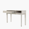 Gio White Sand Acacia Wood 1 Drawer Console Table