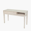 Gio White Sand Acacia Wood 1 Drawer Console Table