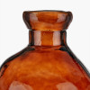 Pecan Brown Organic Shaped Recycled Glass Tall Vase