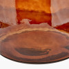 Pecan Brown Organic Shaped Recycled Glass Tall Vase