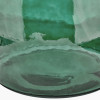 Sea Green Organic Shaped Recycled Glass Tall Vase