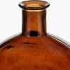 Pecan Brown Round Recycled Glass Vase