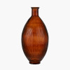 Pecan Brown Tall Recycled Glass Vase