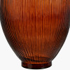 Pecan Brown Tall Recycled Glass Vase