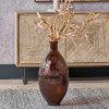 Pecan Brown Tall Recycled Glass Vase