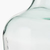 Clear Recycled Medium Bottle Vase With A Raffia Wrapped Neck