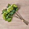 Green Hydrangea Faux Flower Bunch