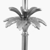 Trafalgar Nickel Metal Palm Tree Floor Lamp