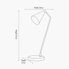 Pavonazzo Desk Lamp