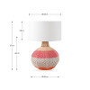 Brera Rattan Large Table Lamp Pimento