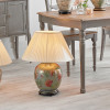 Coral Peony Large Glass Table Lamp