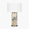 RHS Arum Lily Large Cylinder Glass Table Lamp Base