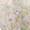 Daikon Flower Medium Glass Table Lamp Base with Henry 35cm White Handloom Cylinder Lampshade