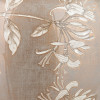 Honeysuckle Large Glass Table Lamp Base with Bacall 45cm Almond Silk Knife Pleat Empire Lampshade
