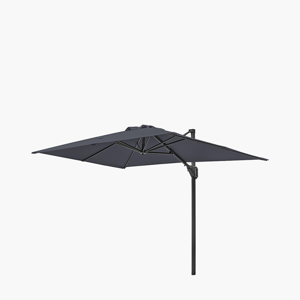 Lifestyle Limited - Voyager T1 3m x 2m Oblong Anthracite Parasol