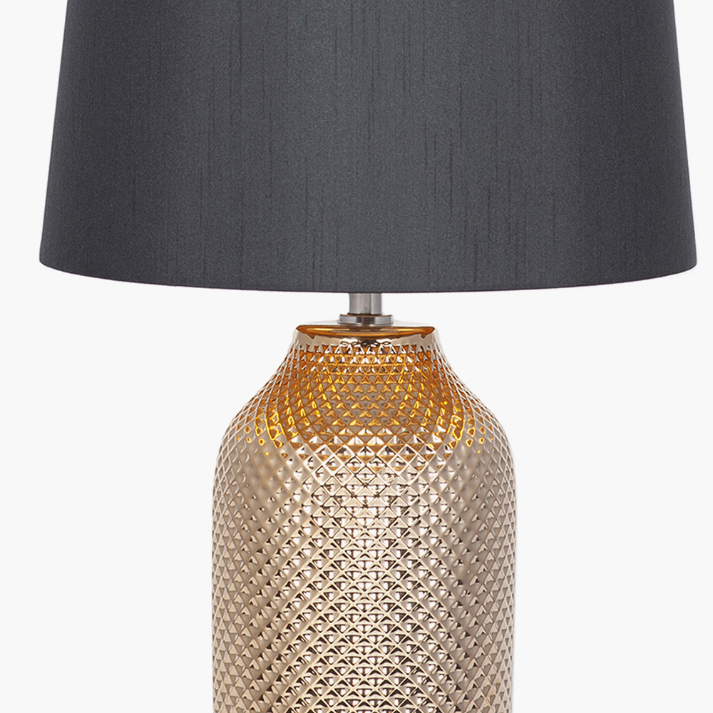 Pacific Lifestyle Limited Gold Textured Ceramic Table Lamp