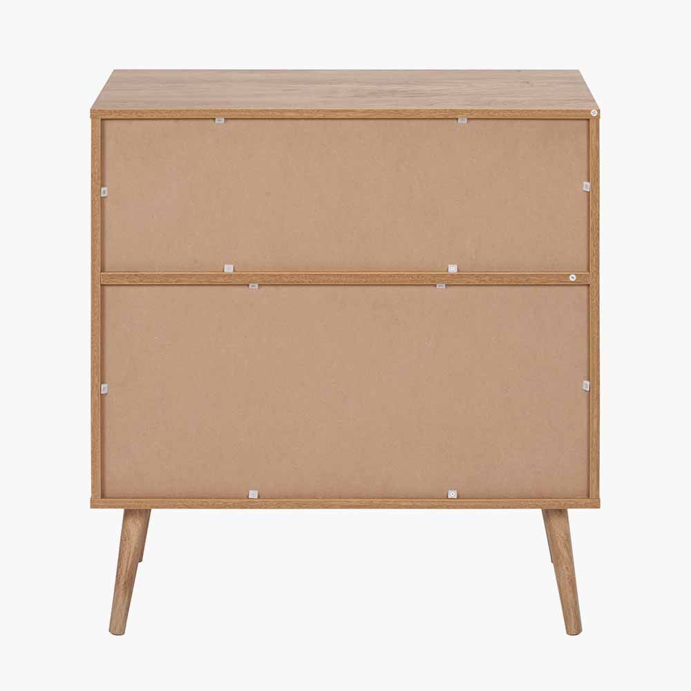 Pacific Lifestyle Limited Larvik Natural Eucalyptus Wood 2 Door 2