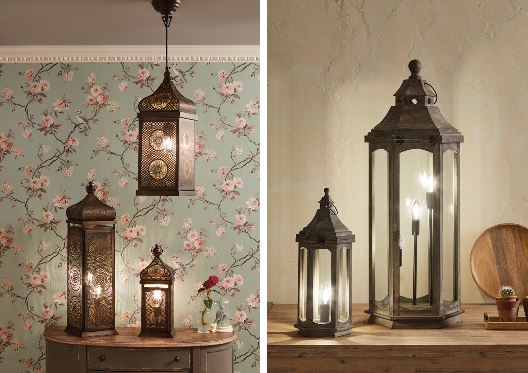 floor lantern lights